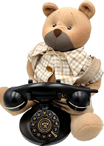 Orso camillo al telefono