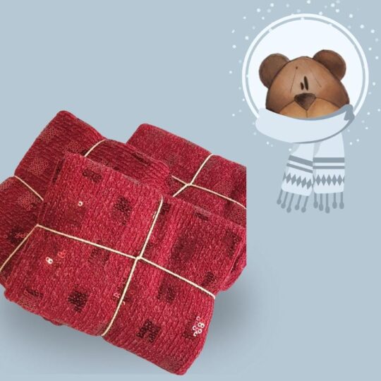 TEXLA2118 - a coste bordeaux e paillette