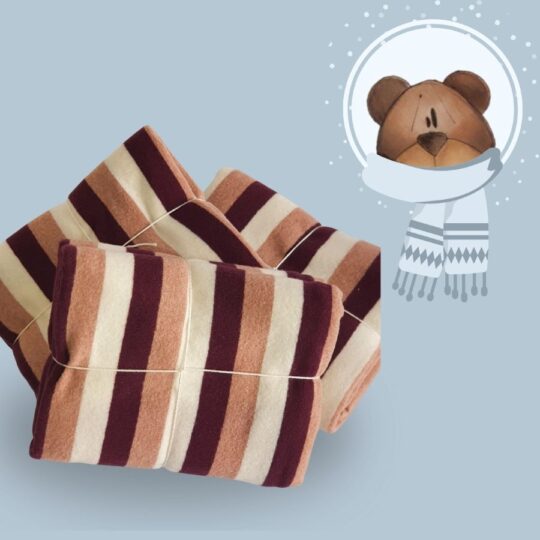 TEXFL2035 Riga 1 rosa antico panna e bordeaux