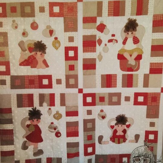 COUNTRY FAIRY PATCH QUILT- cartamodello