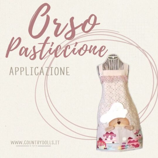 Orso pasticcione - grembiule