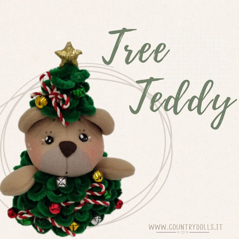 Tree Teddy- mini bear - kit