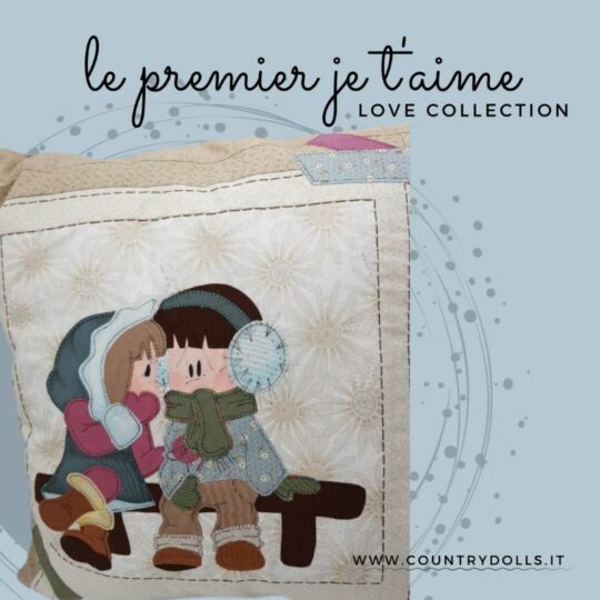 le premier je t'aime - cuscino