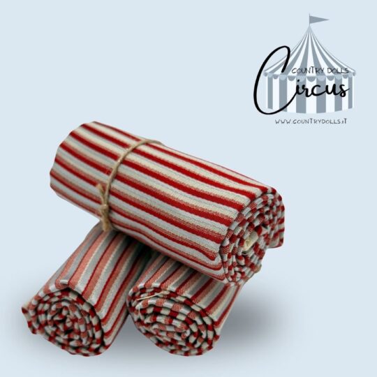 TEXCO2551 - righe rosso chiaro