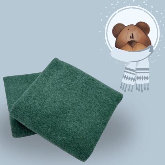 TEXLA2509 tessuto lanato verde giada