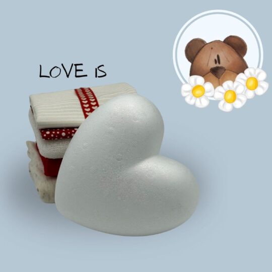 CUORE IN POLISTIROLO