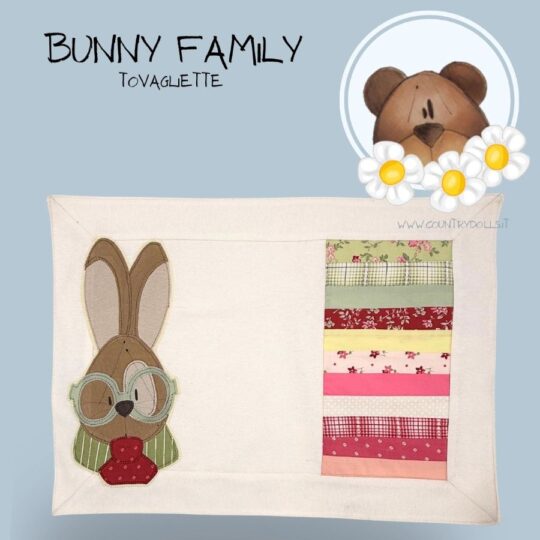 BUNNY FAMILY tovagliette