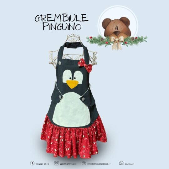 GREMBIULE PINGUINO